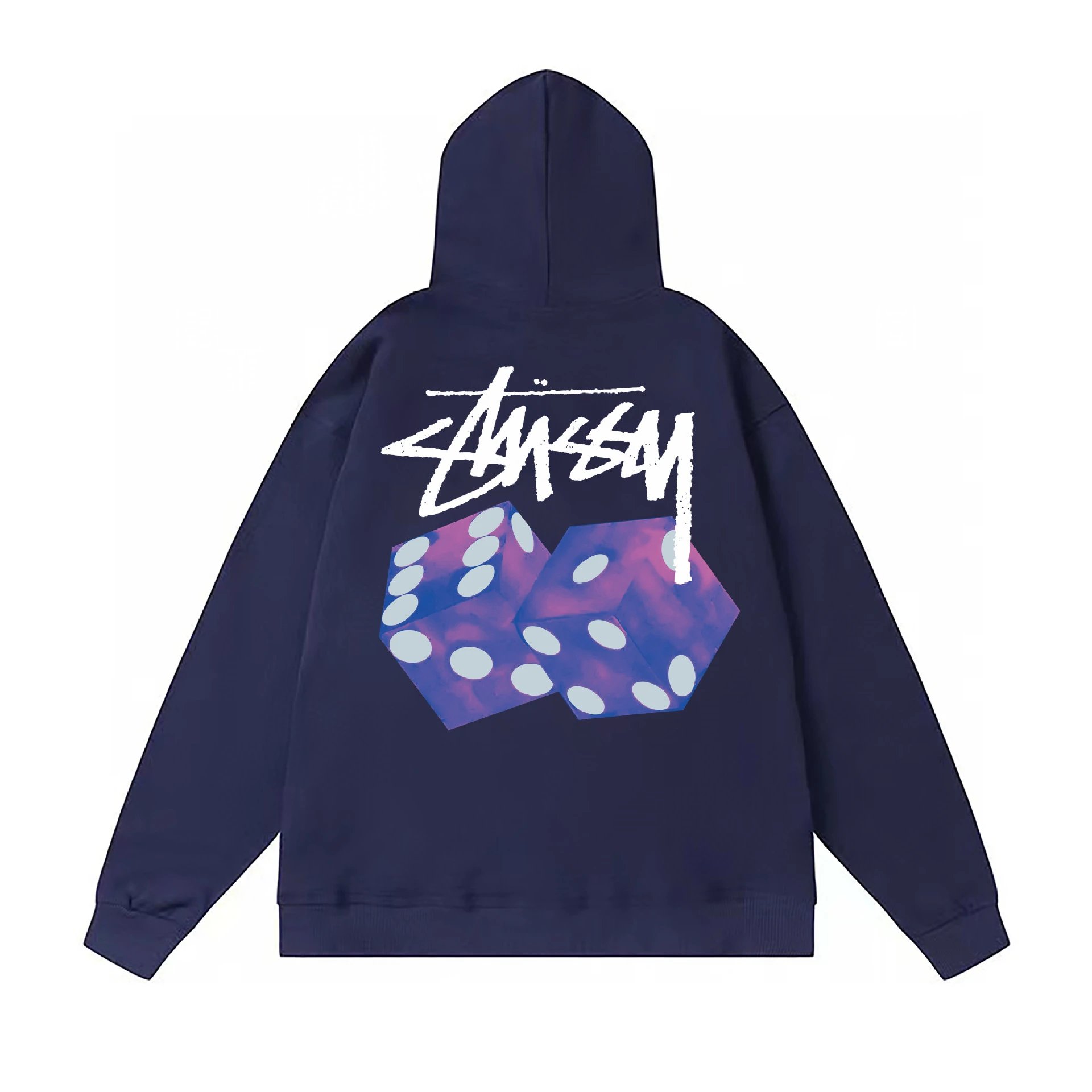 Stussy Dice Navy Hoo