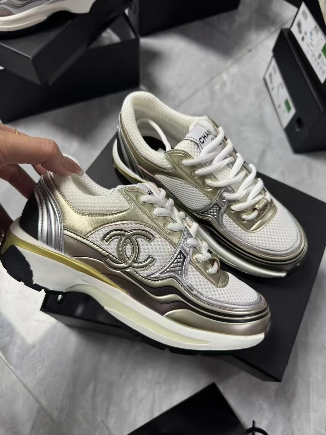 Chanel White Sneaker