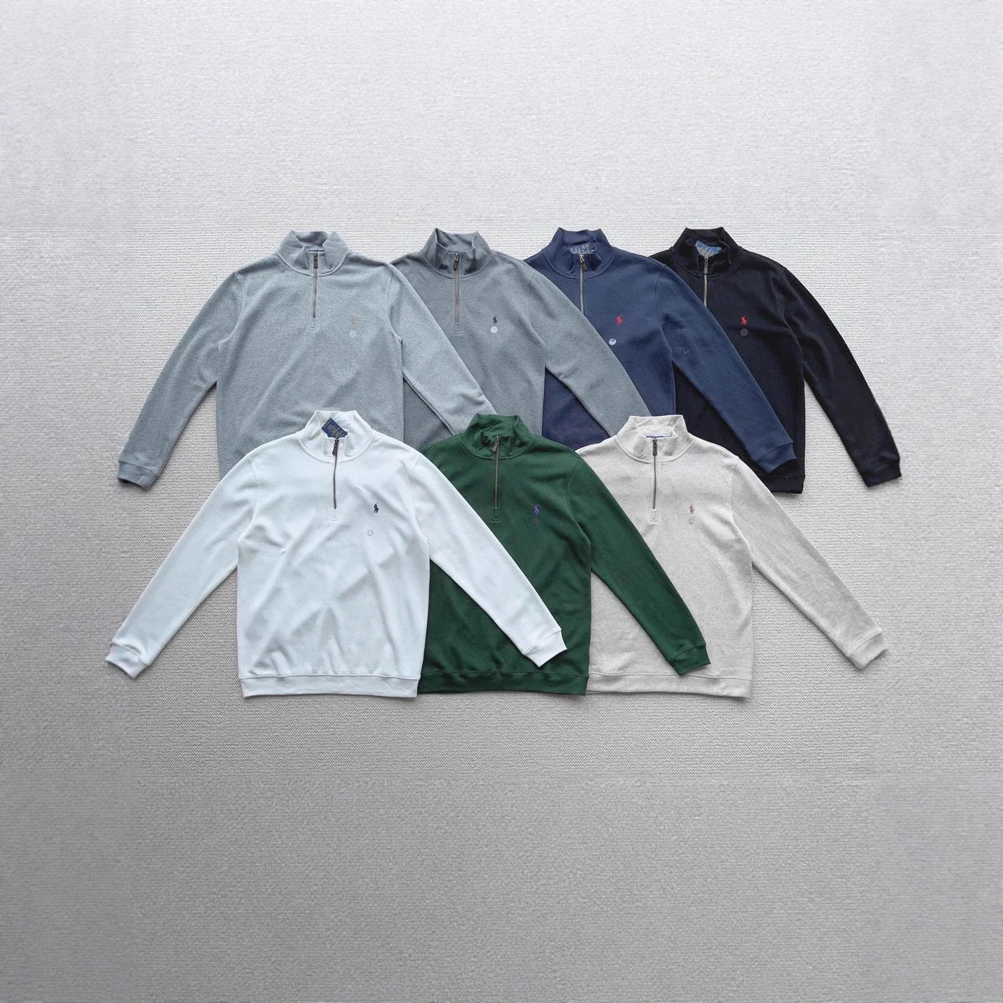 Ralph Lauren Multi Color Quarter-Zip Sweatshirts