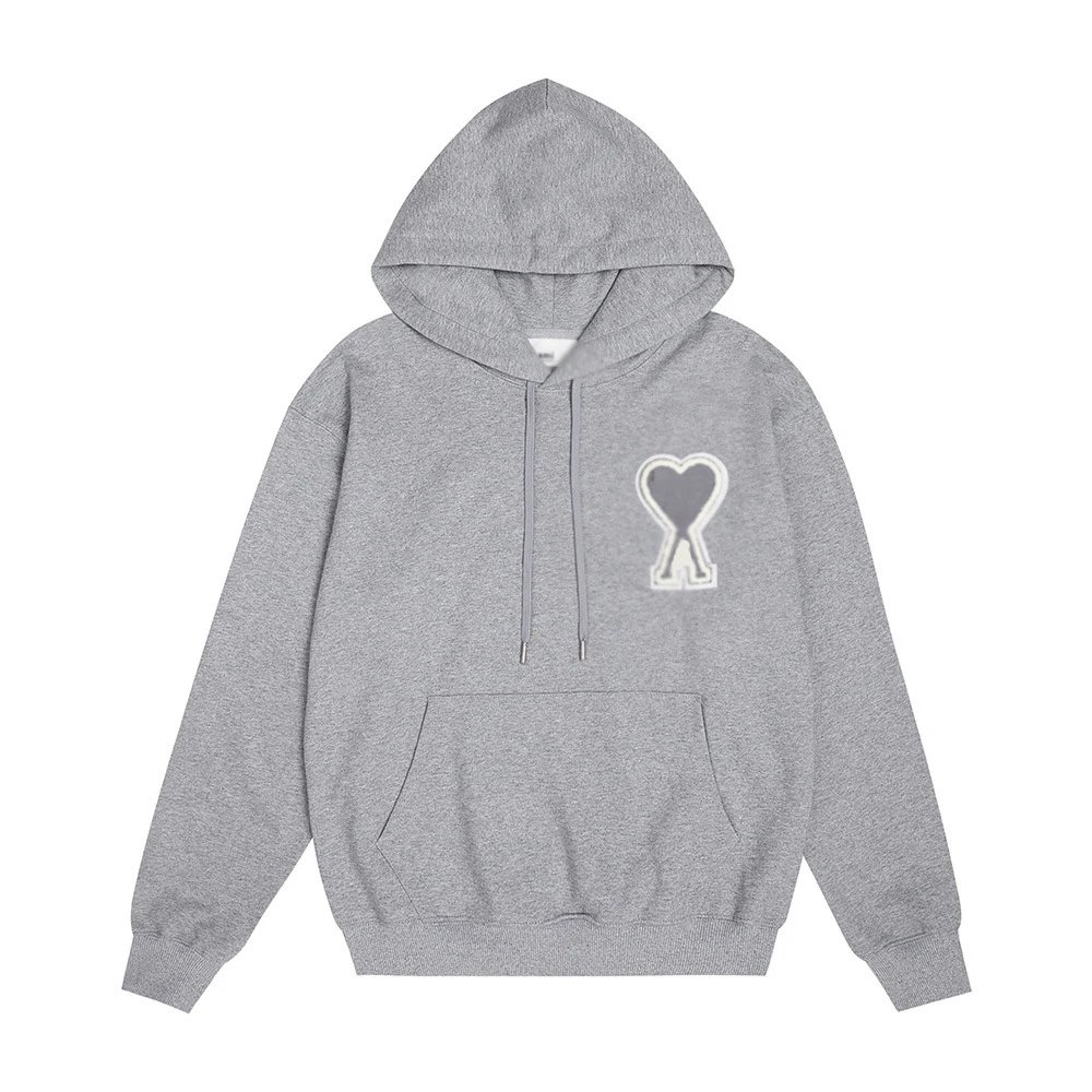 Ami Paris Grey Hoodi