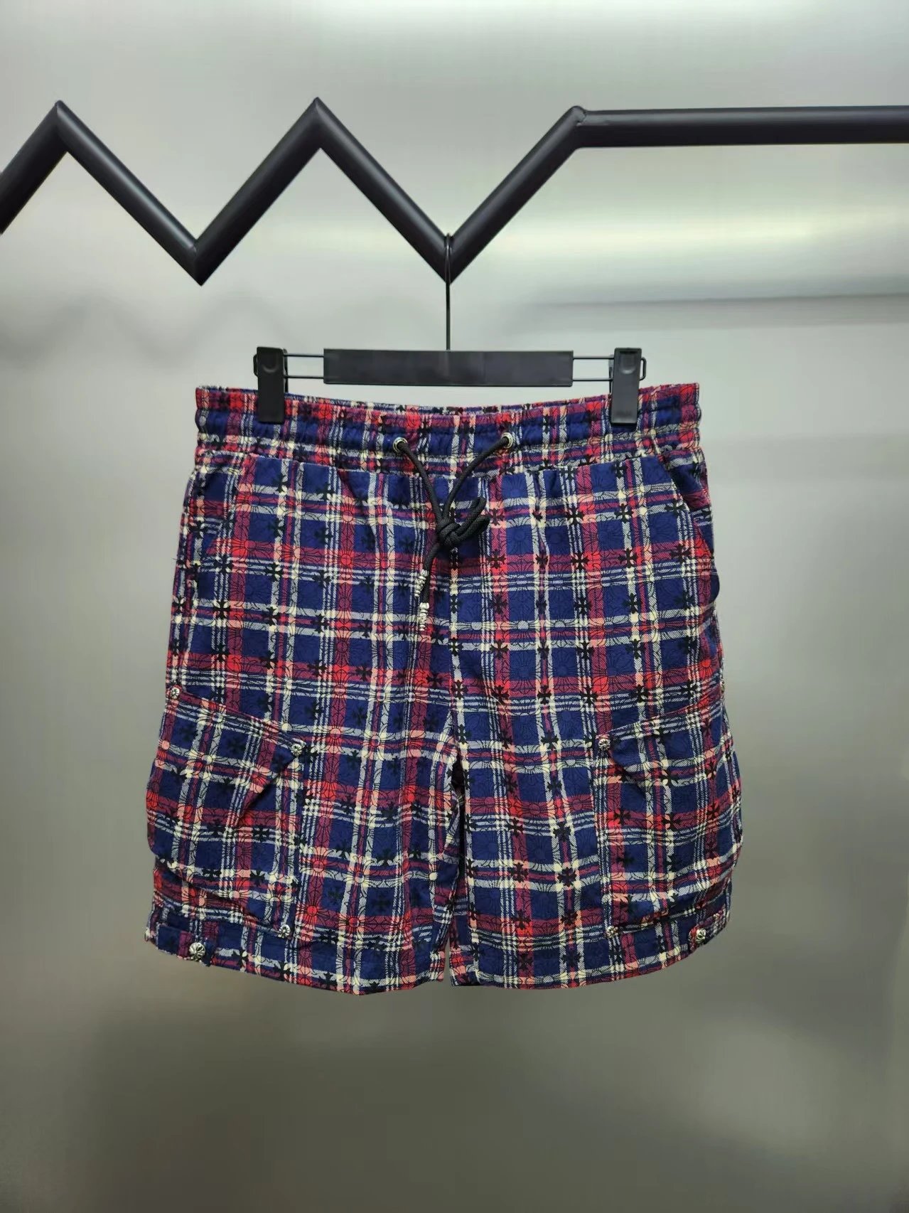 Chanel Blue Plaid Sh