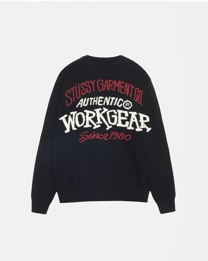 Stussy Black Workgea