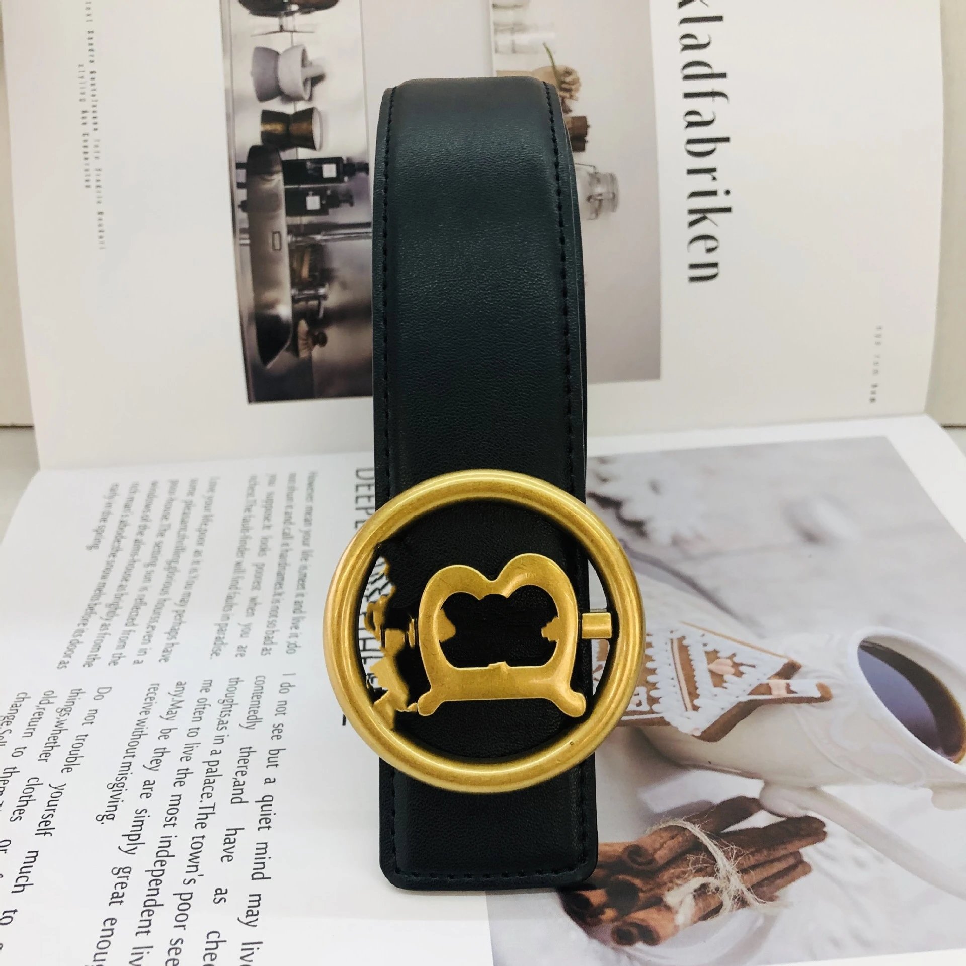 Burberry Black Belt