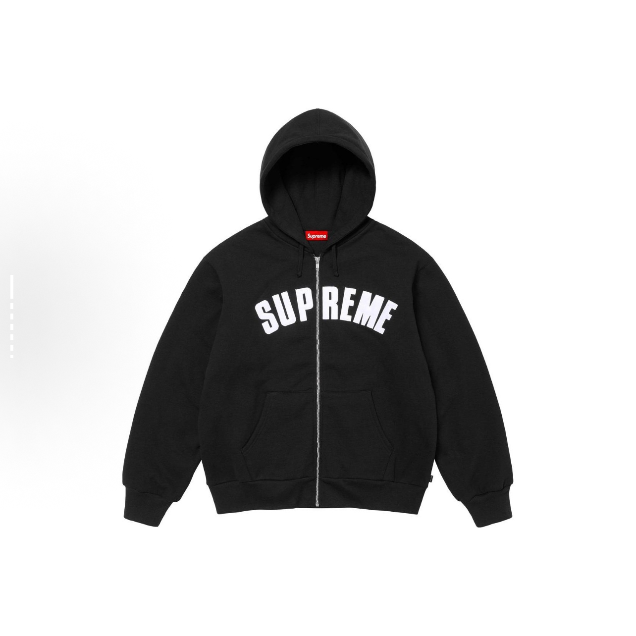 Supreme Black Zip-Up