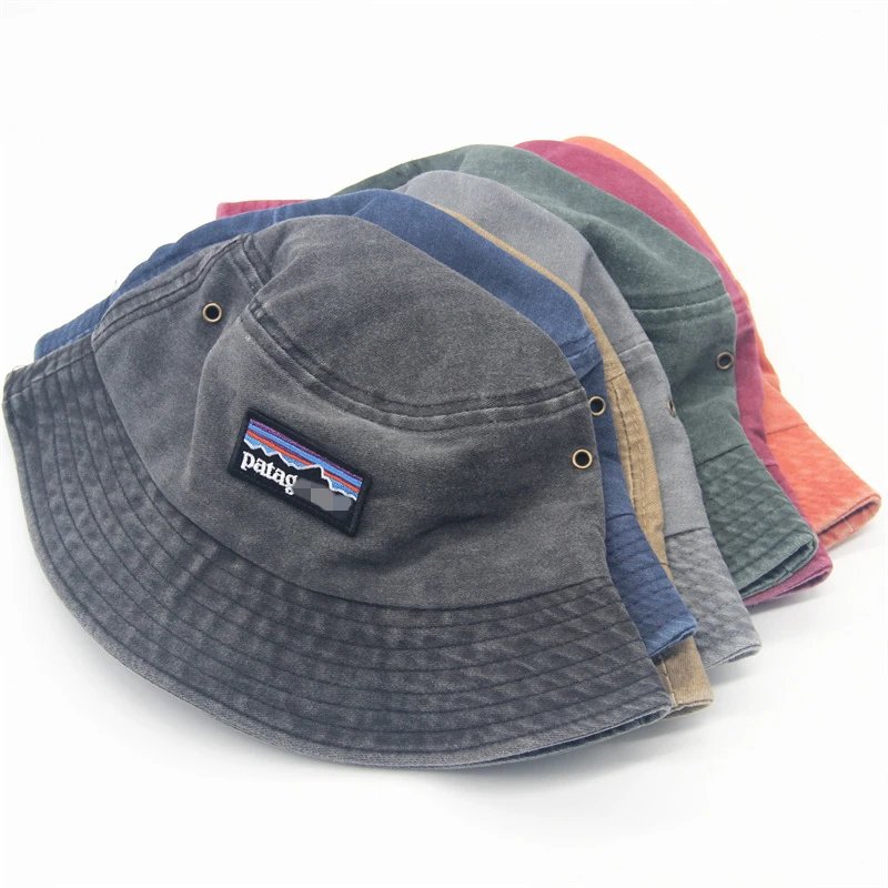 Patagonia P-6 Logo Bucket Hat Beige - 3