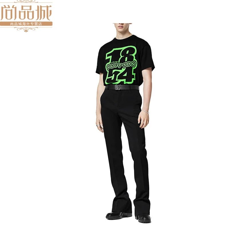 Louis Vuitton 1854 Black Neon Graphic T-Shirt