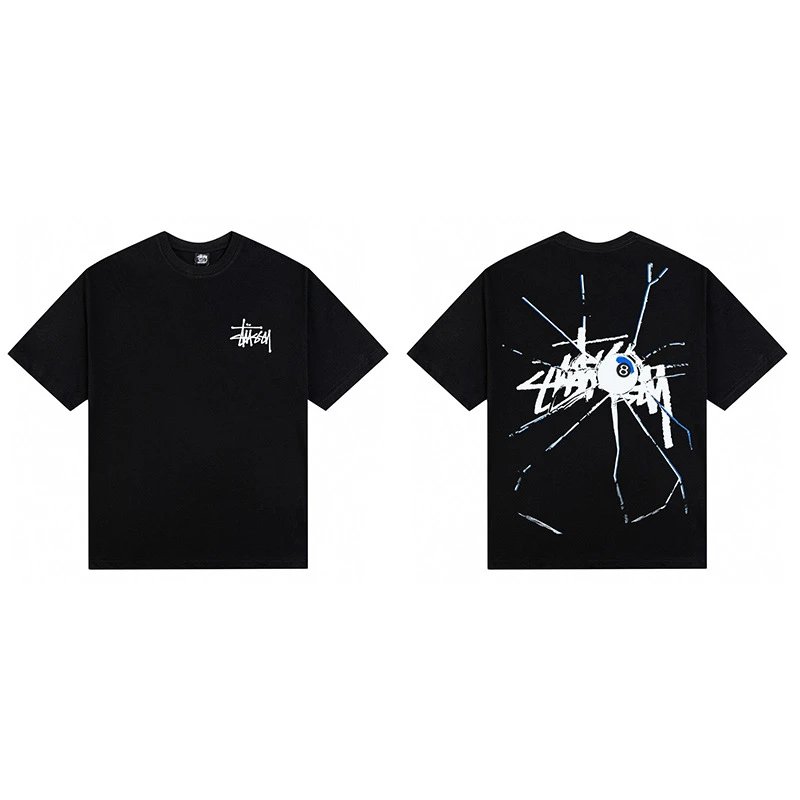 Stussy Black Tee T-S
