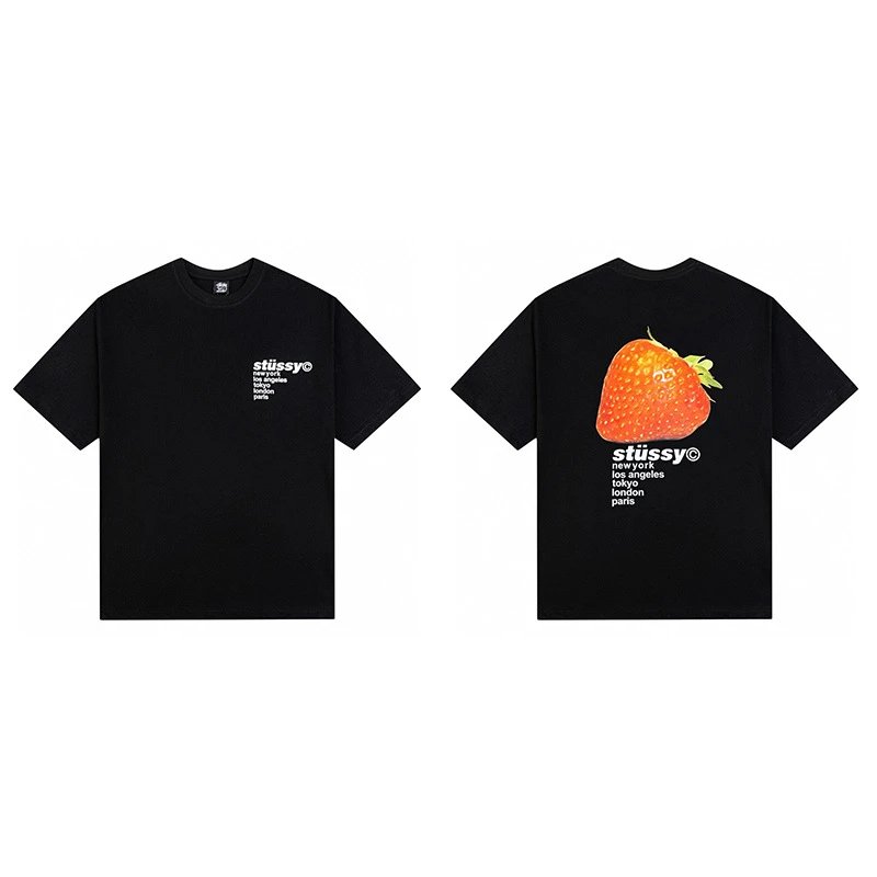 Stussy Black Strawbe