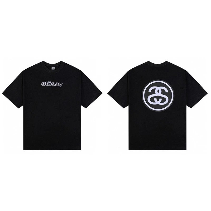 Stussy Black SS Logo