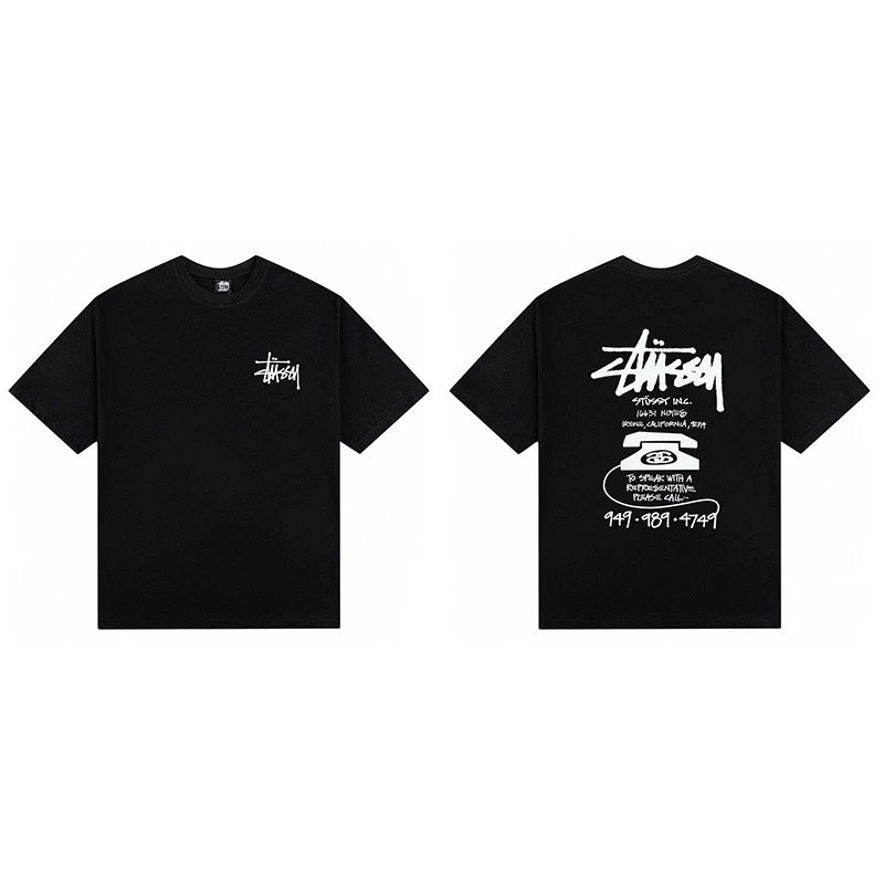 Stussy Black T-Shirt