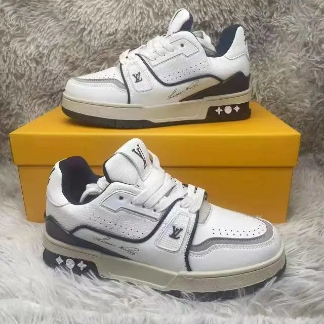 Louis Vuitton AF1 Monogram Black White Sneakers