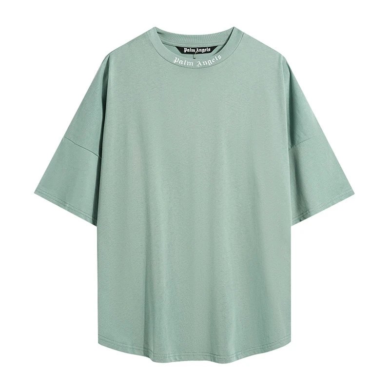 Palm Angels Oversized Graphic T-Shirt Light Blue - 6