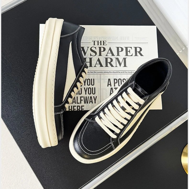 Rick Owens Style Platform Sneakers
