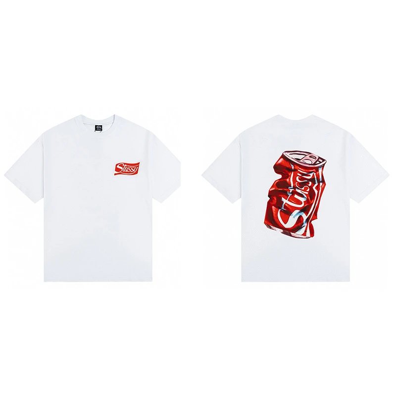 Stussy White Crushed