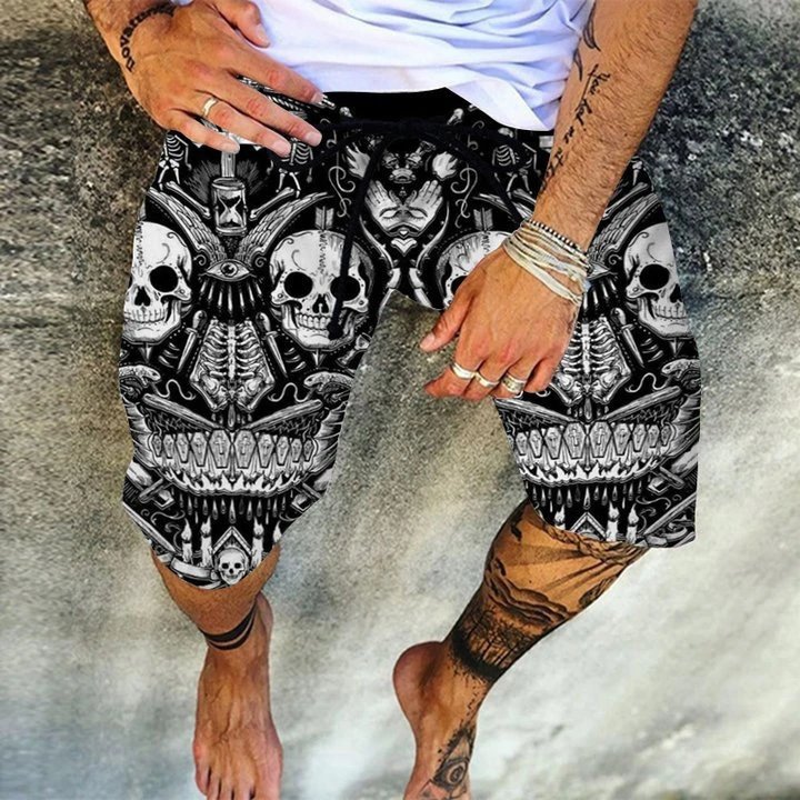 Printed Skull Black 