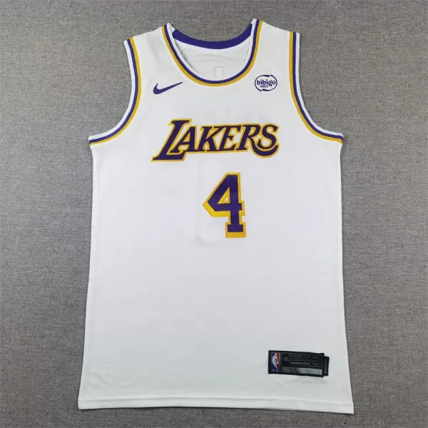 Nike Los Angeles Lakers #4 Association Edition Jersey White - 1