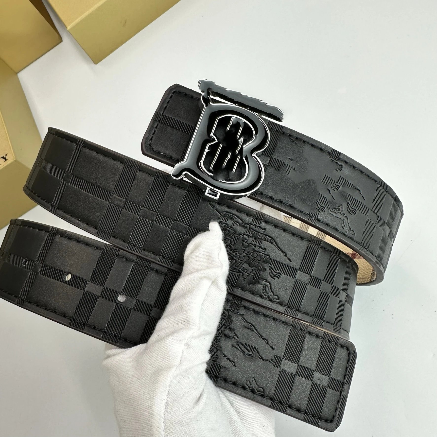 Burberry Black Belt