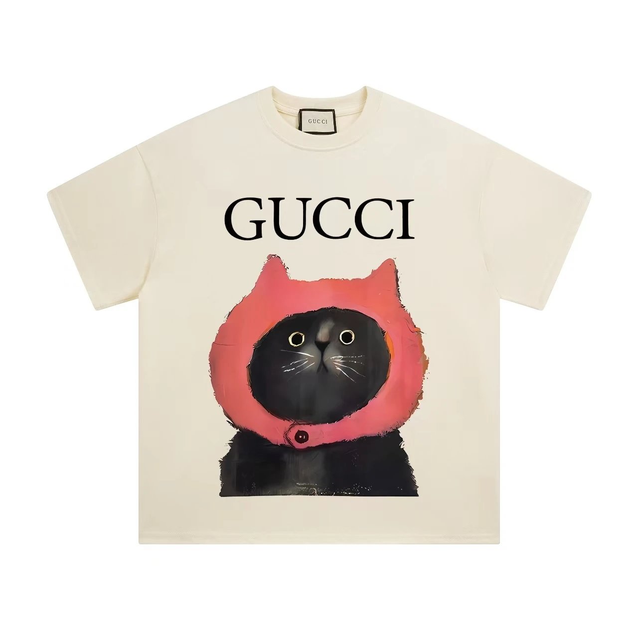 Gucci Cat White T-Sh