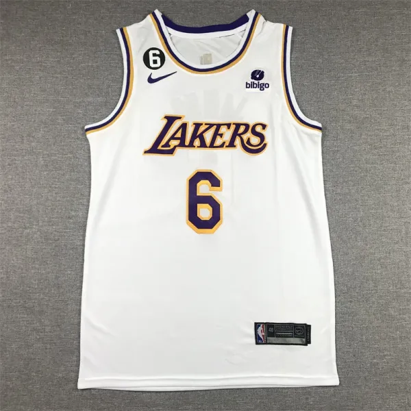 Nike NBA Los Angeles Lakers Association Edition Jersey White - 1