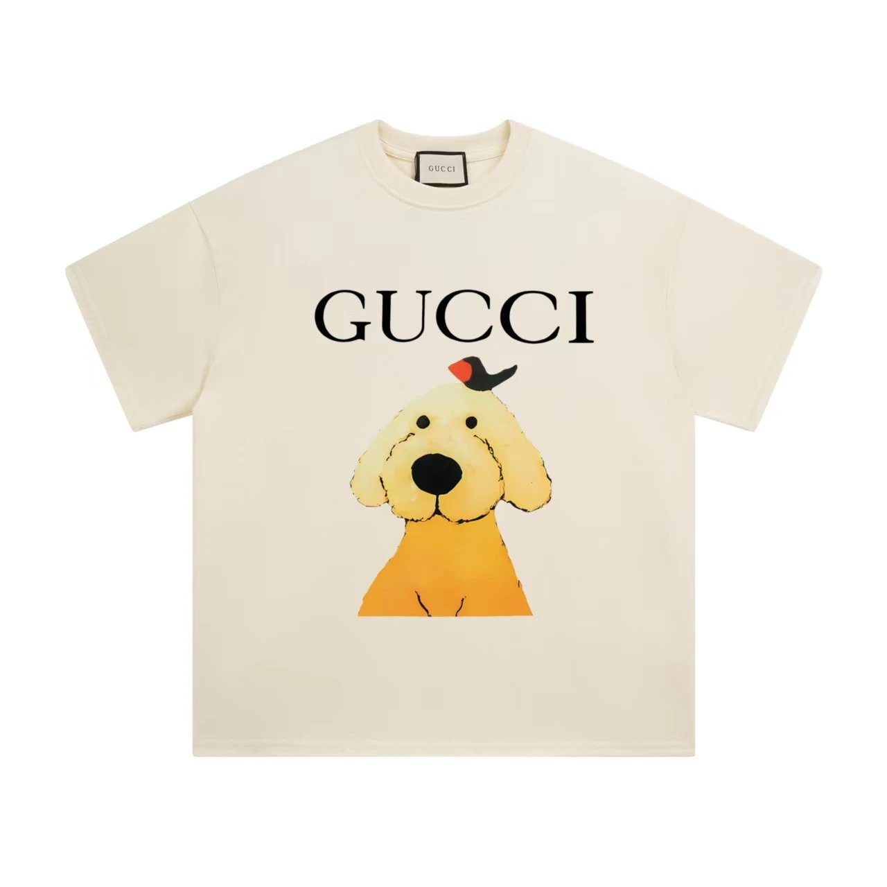 Gucci Dog Print Beig