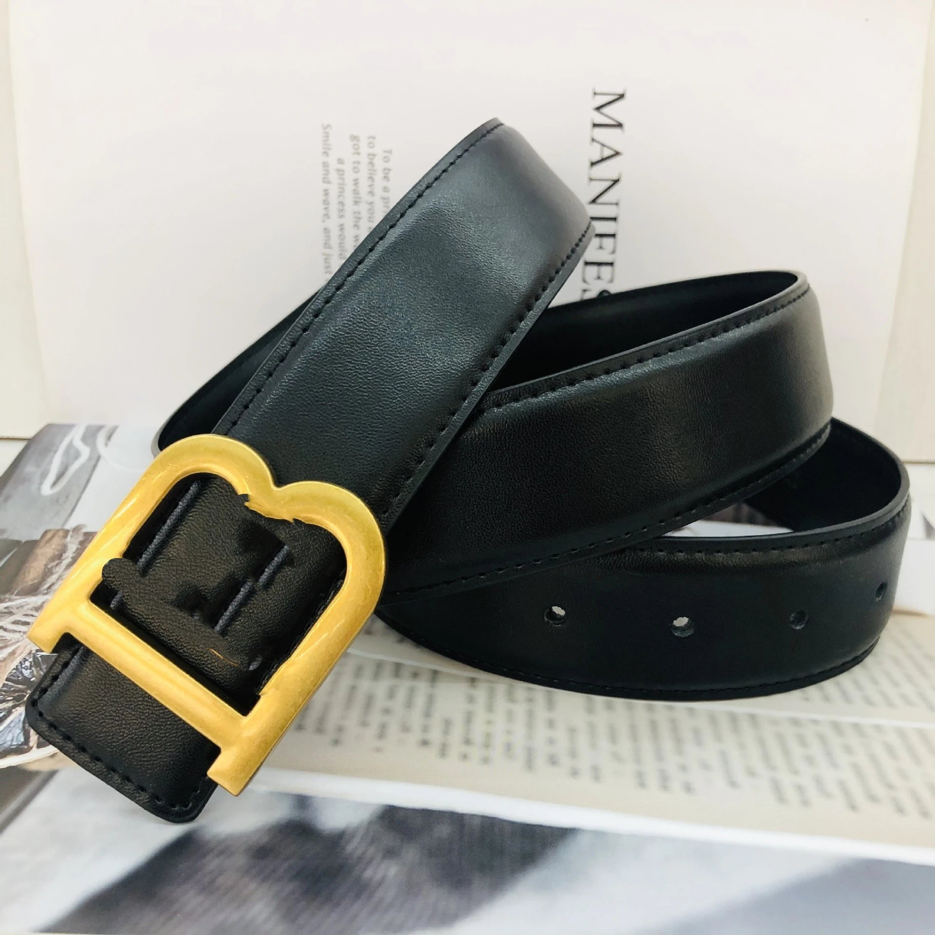 Leather Belt with Go