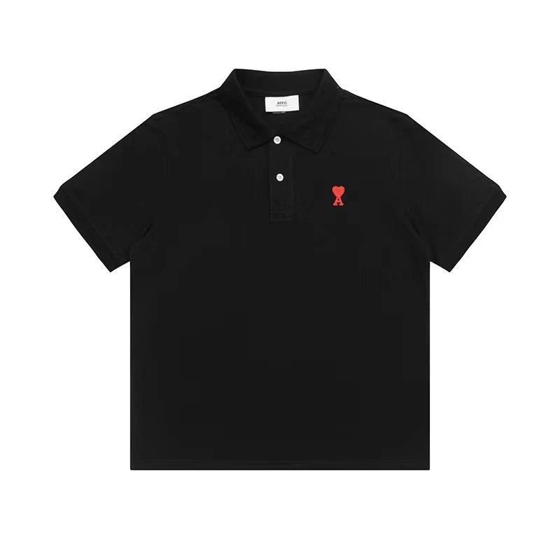 AMIRI Black Polo Shi