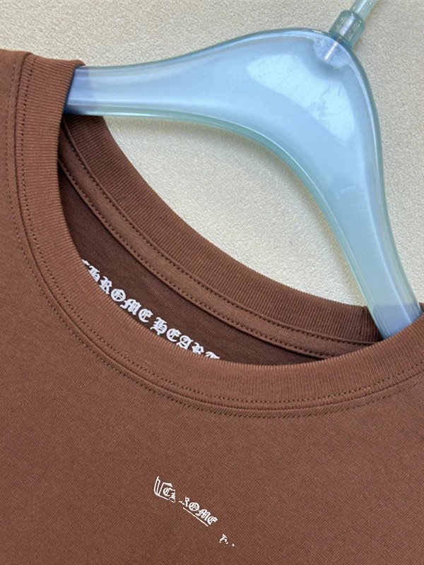 Chrome Hearts Brown Graphic Pocket T-Shirt