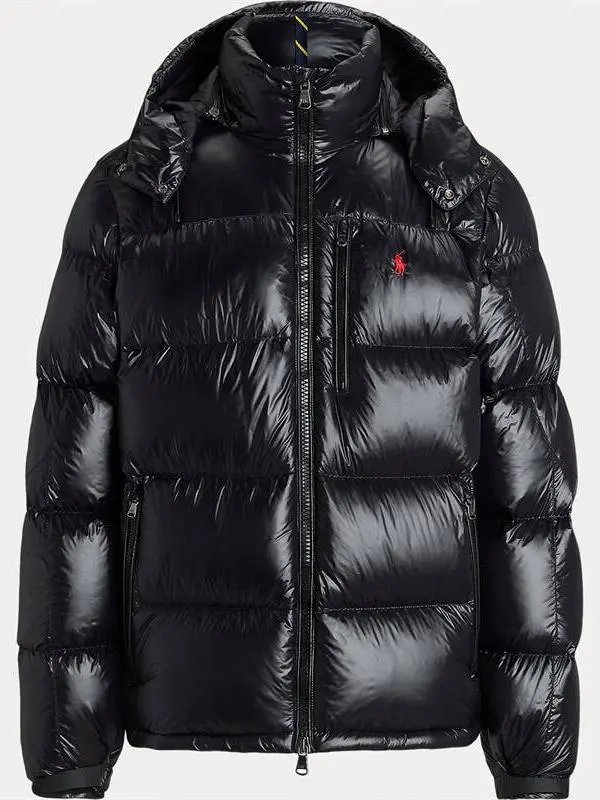Ralph Lauren Black Puffer Hooded Jacket