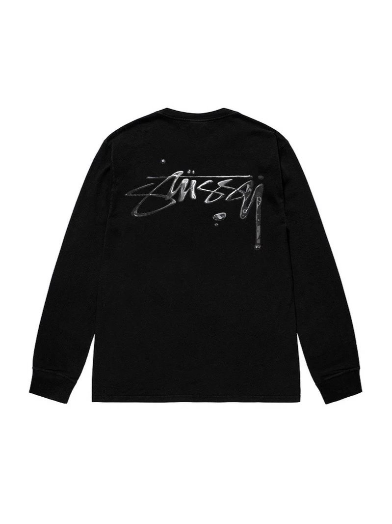Stussy Black Long Sl