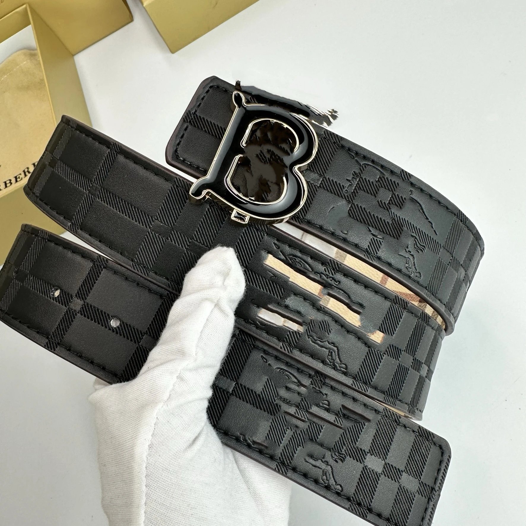Burberry Black Belt