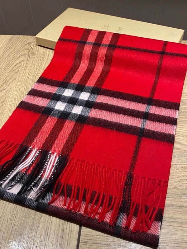 Burberry Red Scarf