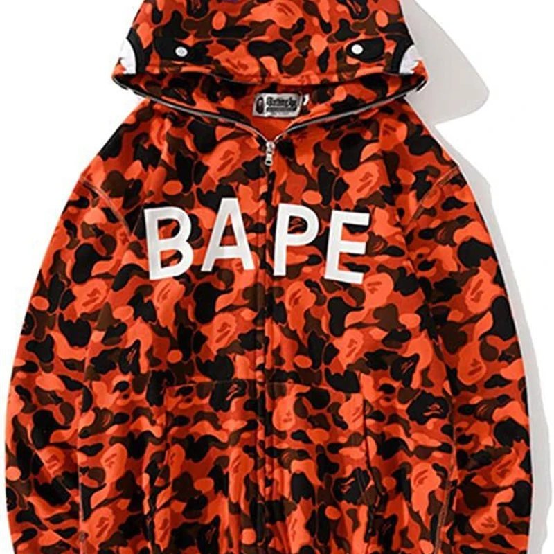 BAPE Orange Camo Jac