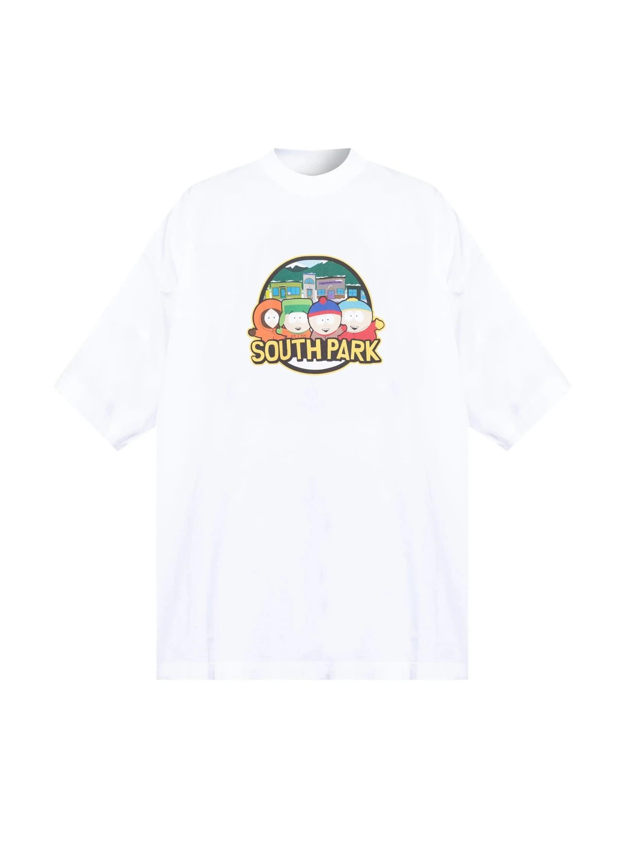 Vetements Graphic Print Black White Olive Purple Oversized T-Shirt