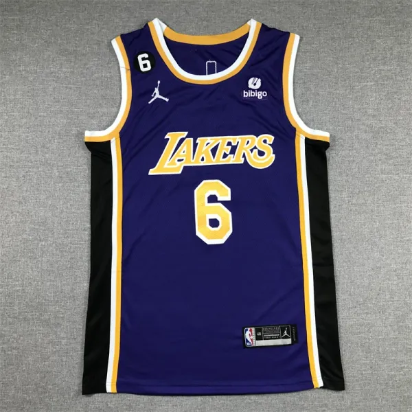 Air Jordan x Los Angeles Lakers City Edition Jersey Purple - 1