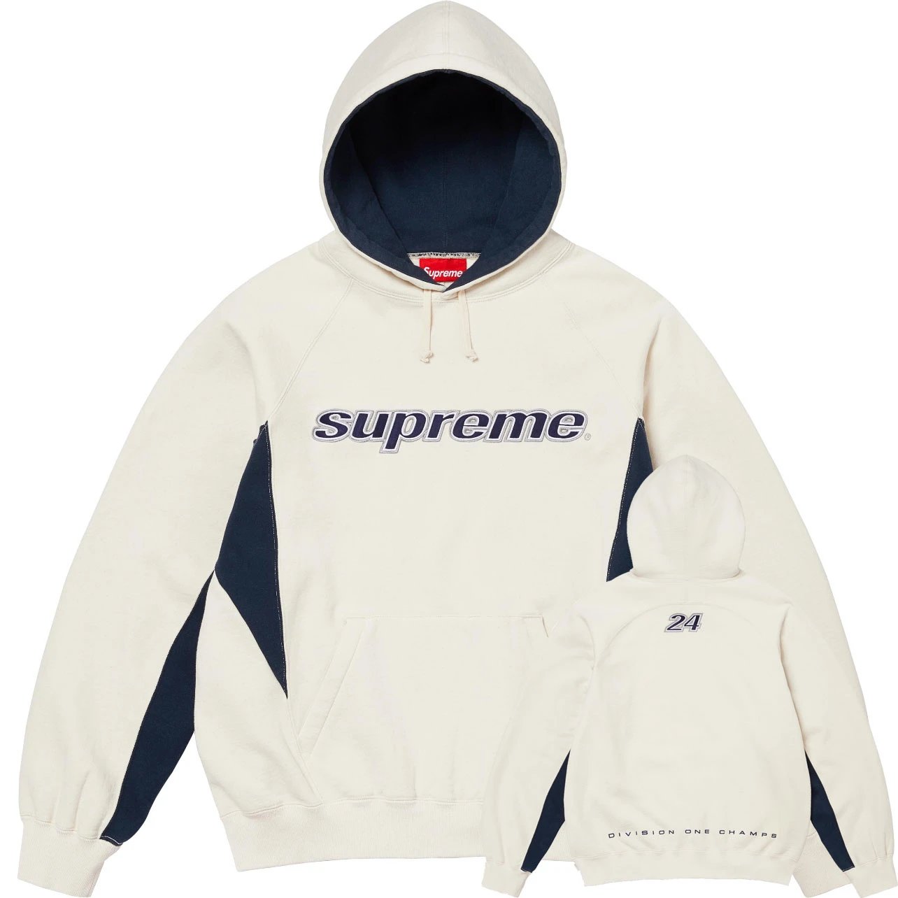 Supreme White Hoodie