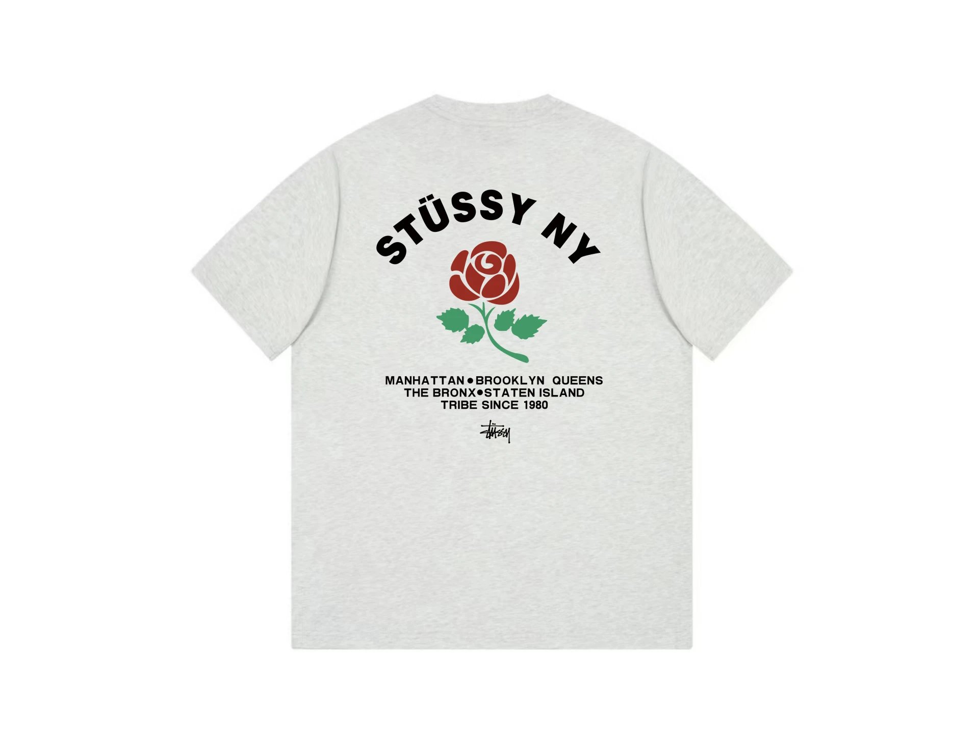 Stussy Rose Grey T-S