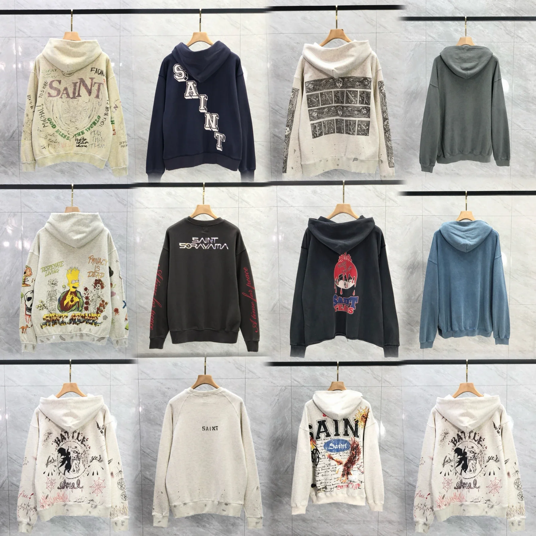 Saint Michael Hoodies