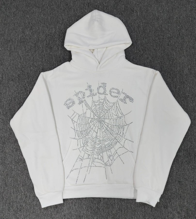 Spider White Hoodie