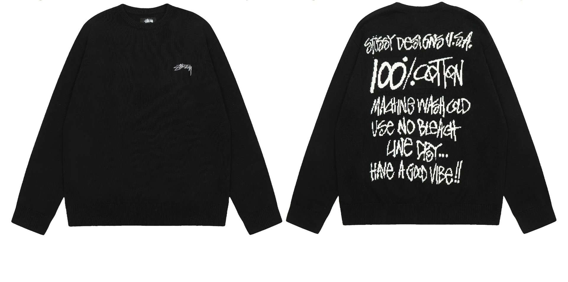 Stussy Designs Black