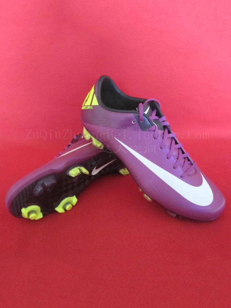 Nike Mercurial Violet Purple Fluorescent Green Soccer Cleats