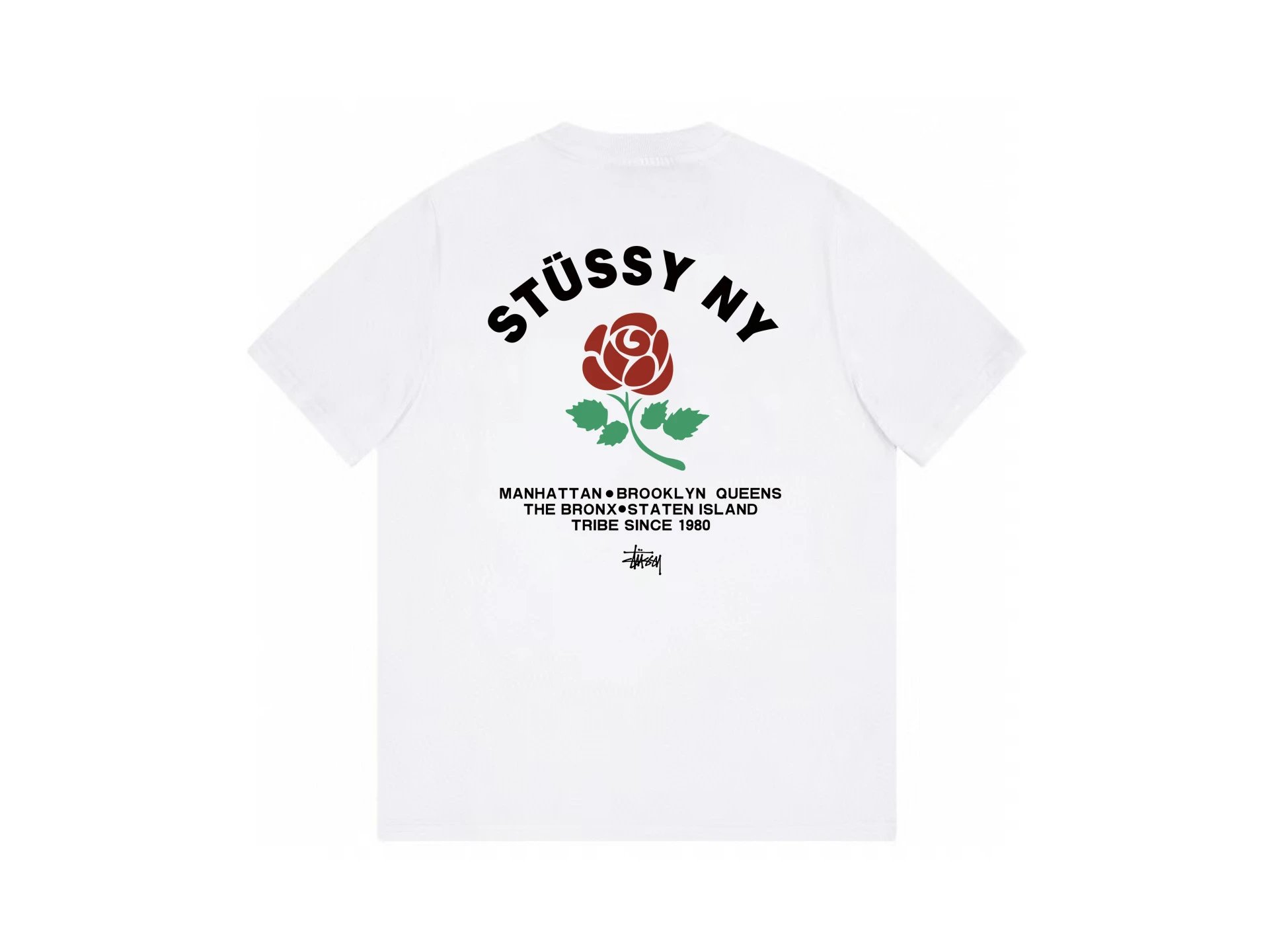 Stussy Rose White T-