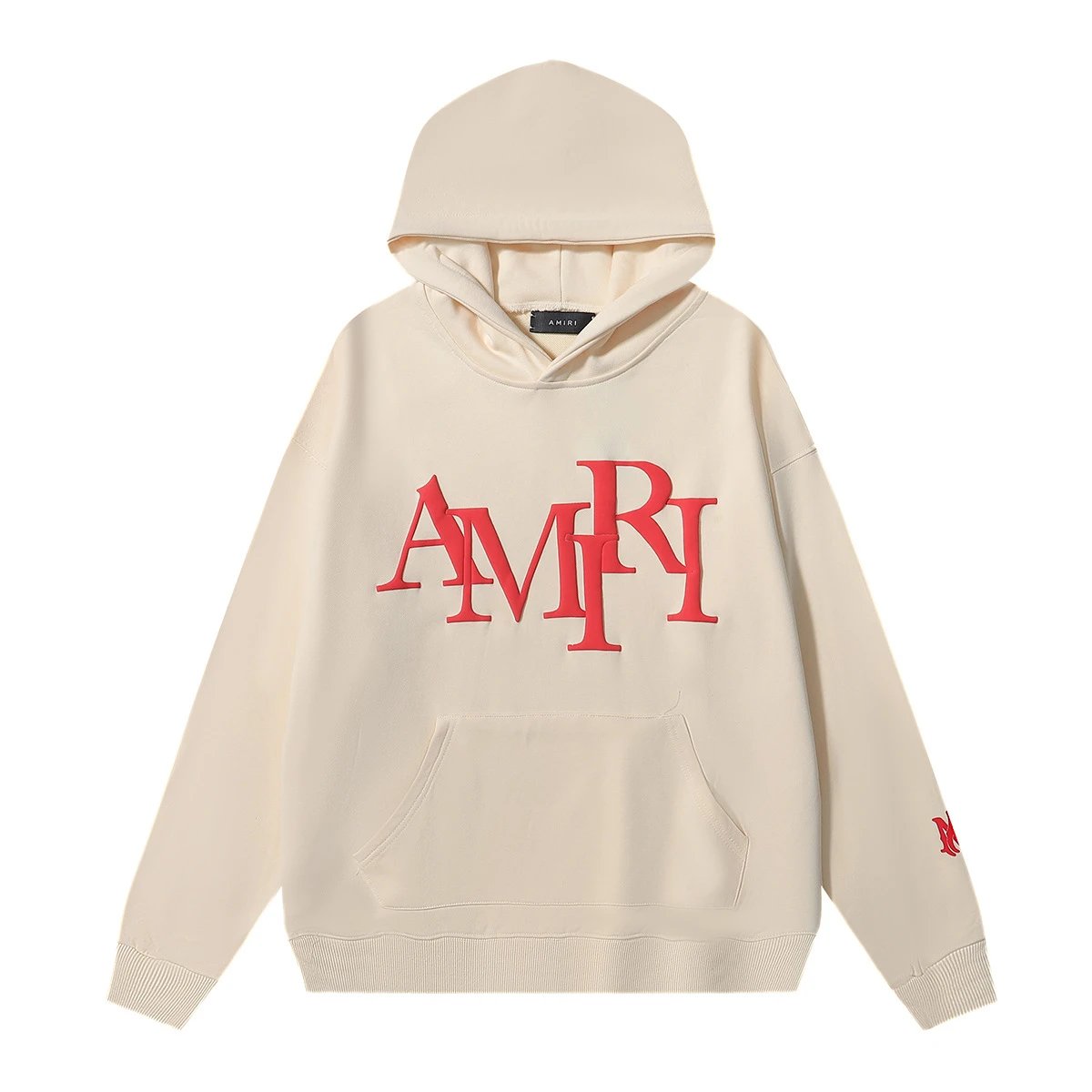 Amiri Cream Red Logo