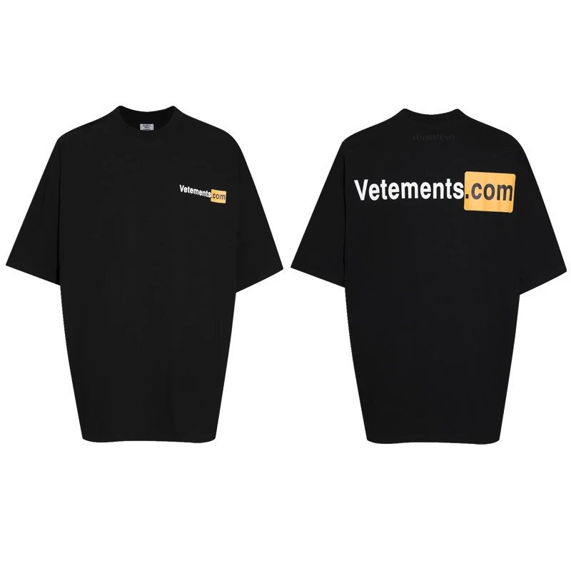Vetements Black T-Sh
