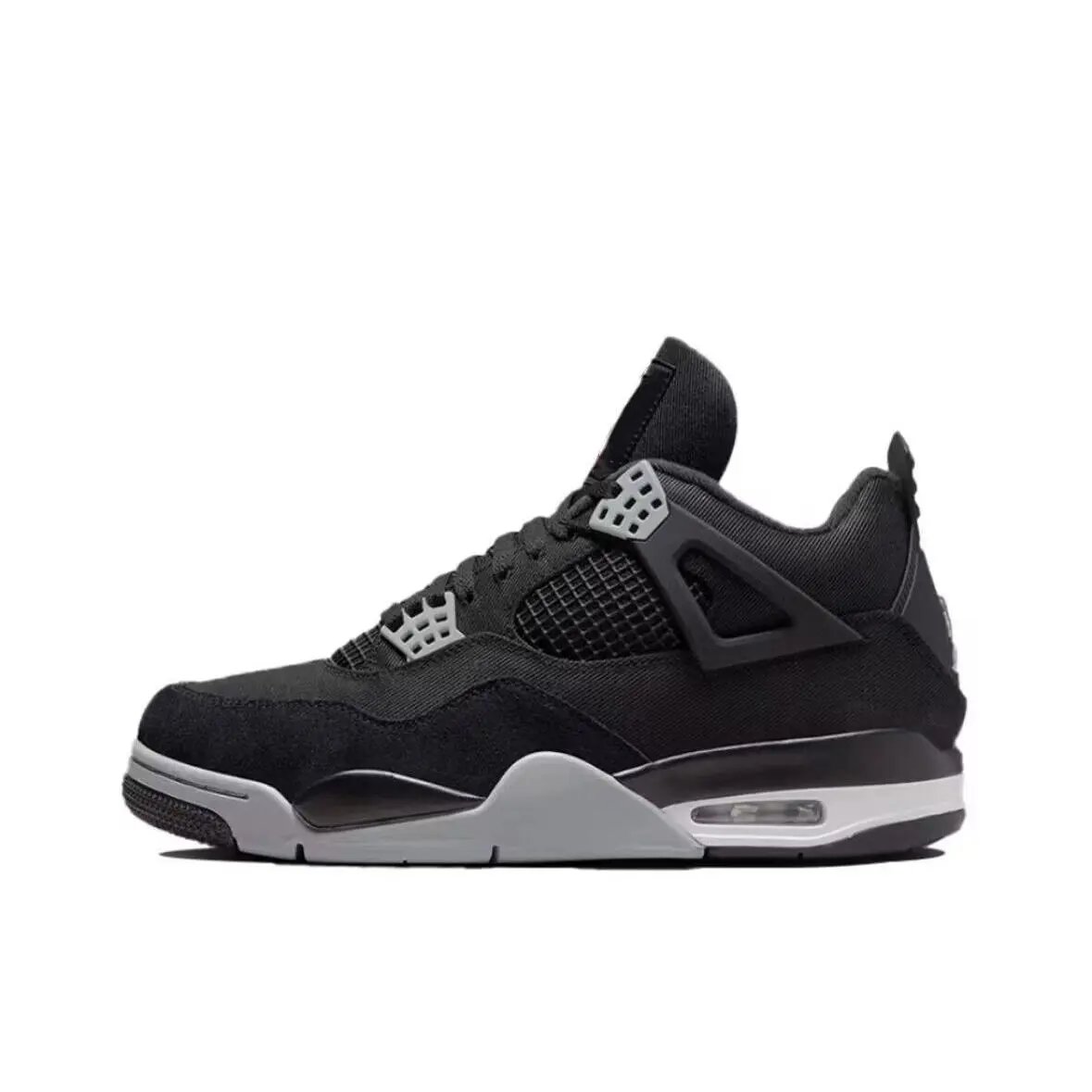 Nike Air Jordan 4 Black Cement Grey Red Yellow Blue Casual Sneakers