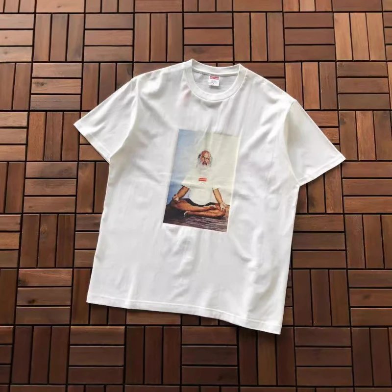 Supreme T-Shirt White Black Off-White Graphic Print Streetwear