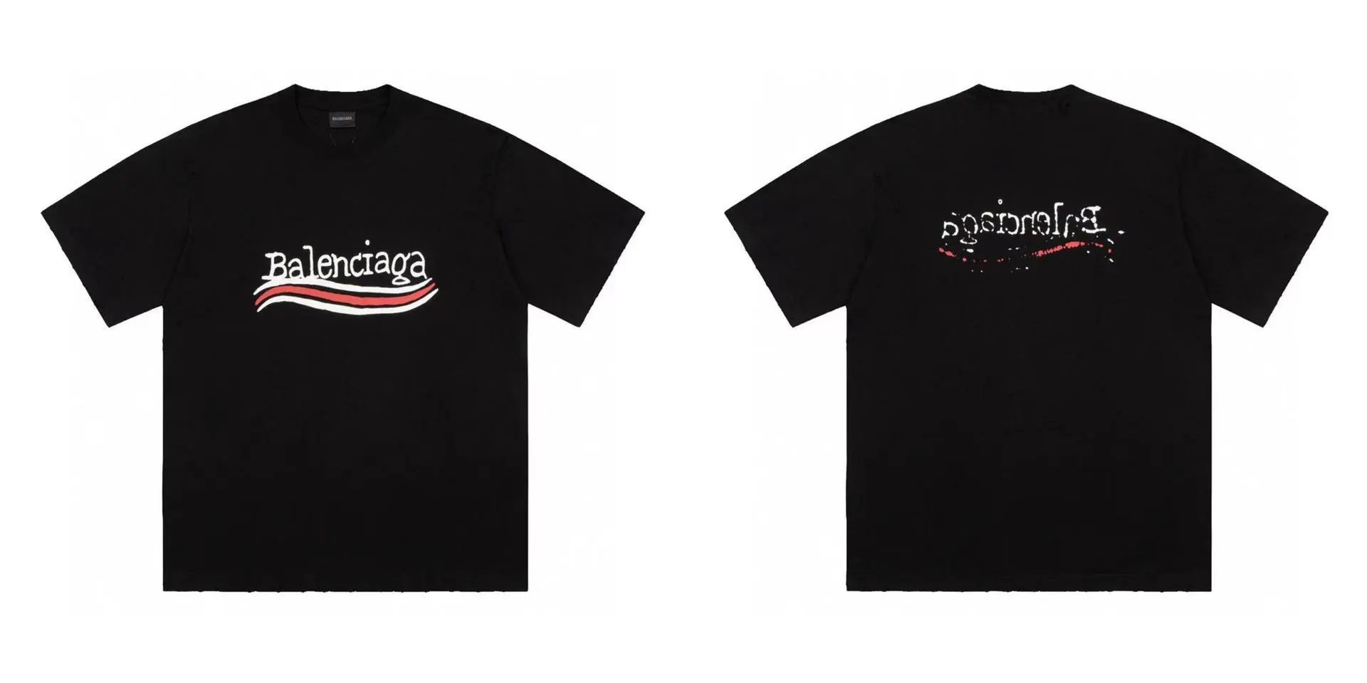 Balenciaga Black T-S