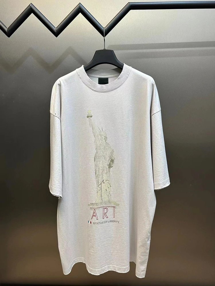 Off-White Arrow Logo Oversized T-Shirt Gray - 4