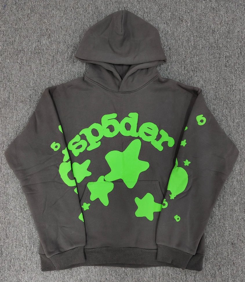 Spider Gray Hoodie