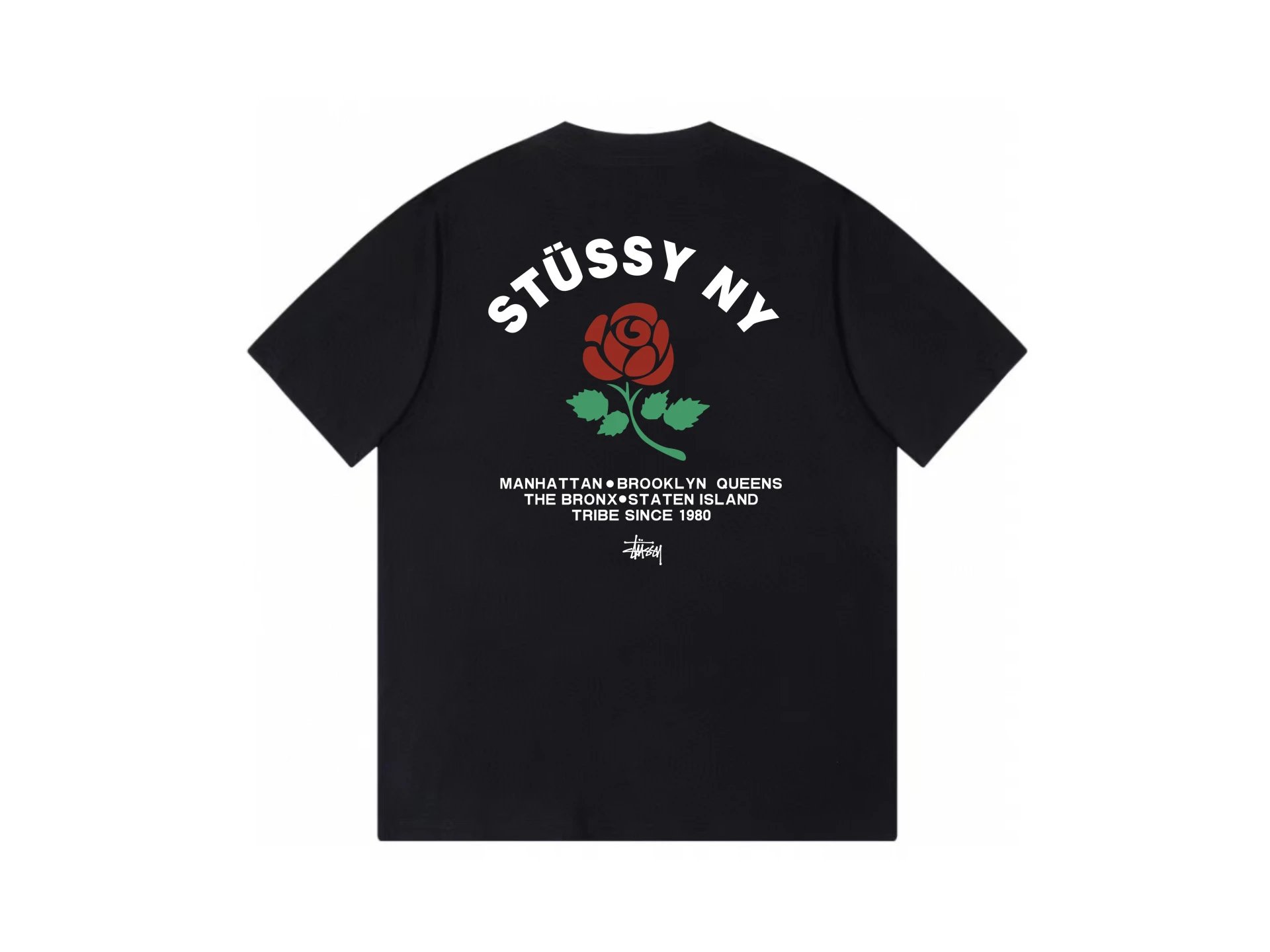 Stussy Rose Black T-