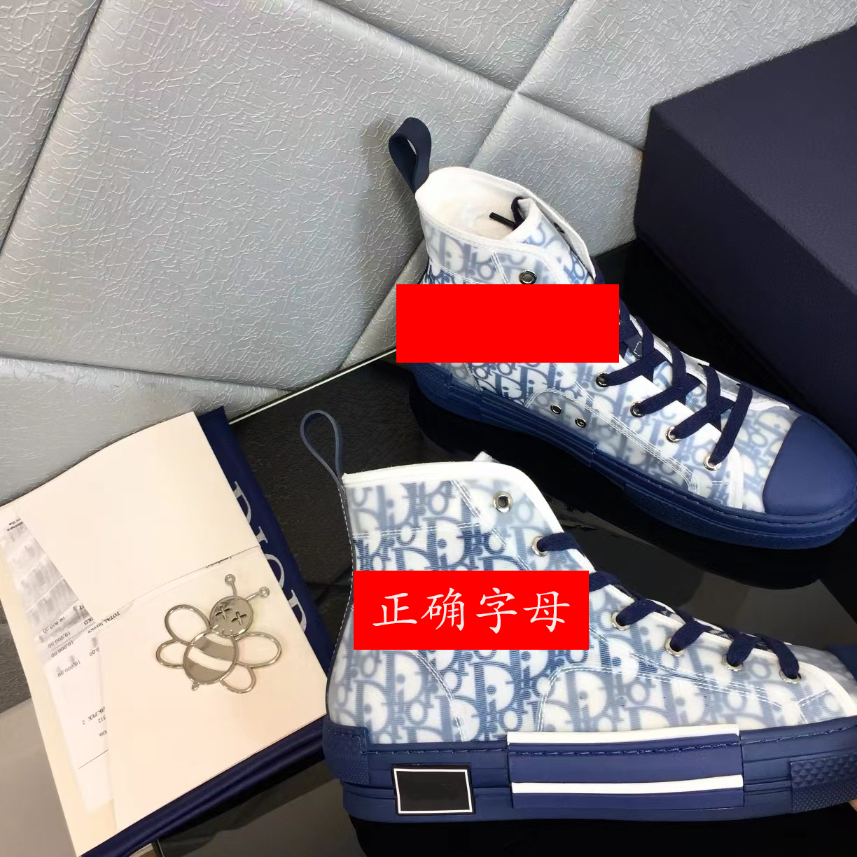 Dior Oblique Blue Sn